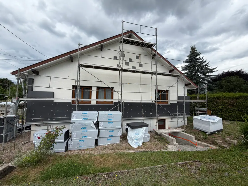 Détail de la finition autour des ouvertures